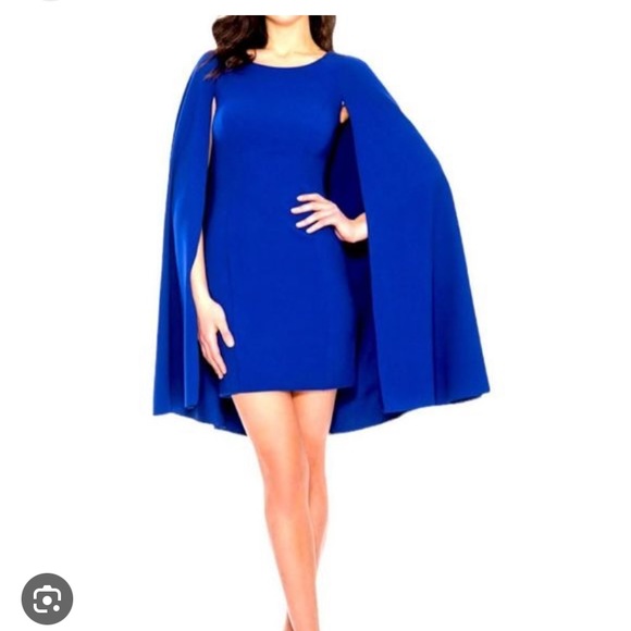 Decode Cape Dress - Picture 1 of 4